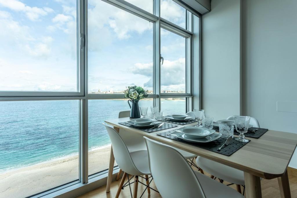 Appartement Vivienda Con Increibles Vistas A La Playa De Riazor à La Corogne Extérieur photo