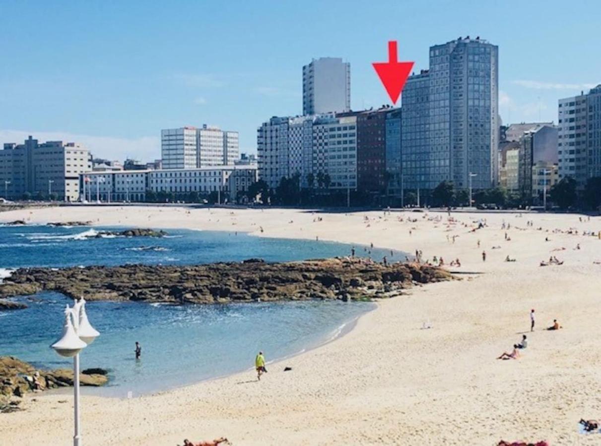 Appartement Vivienda Con Increibles Vistas A La Playa De Riazor à La Corogne Extérieur photo